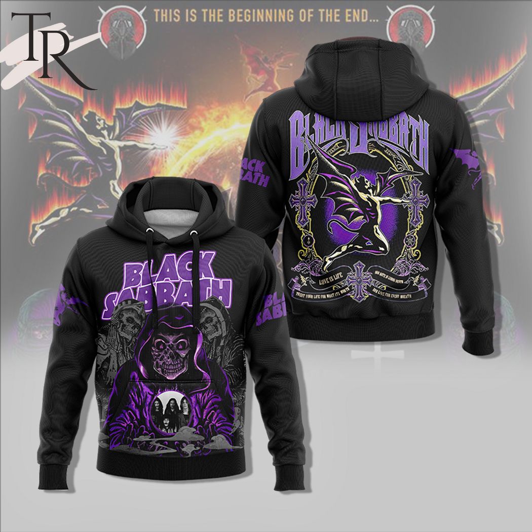 New 2025 Black Sabbath This Is Beginning Of The End Custom Hoodie