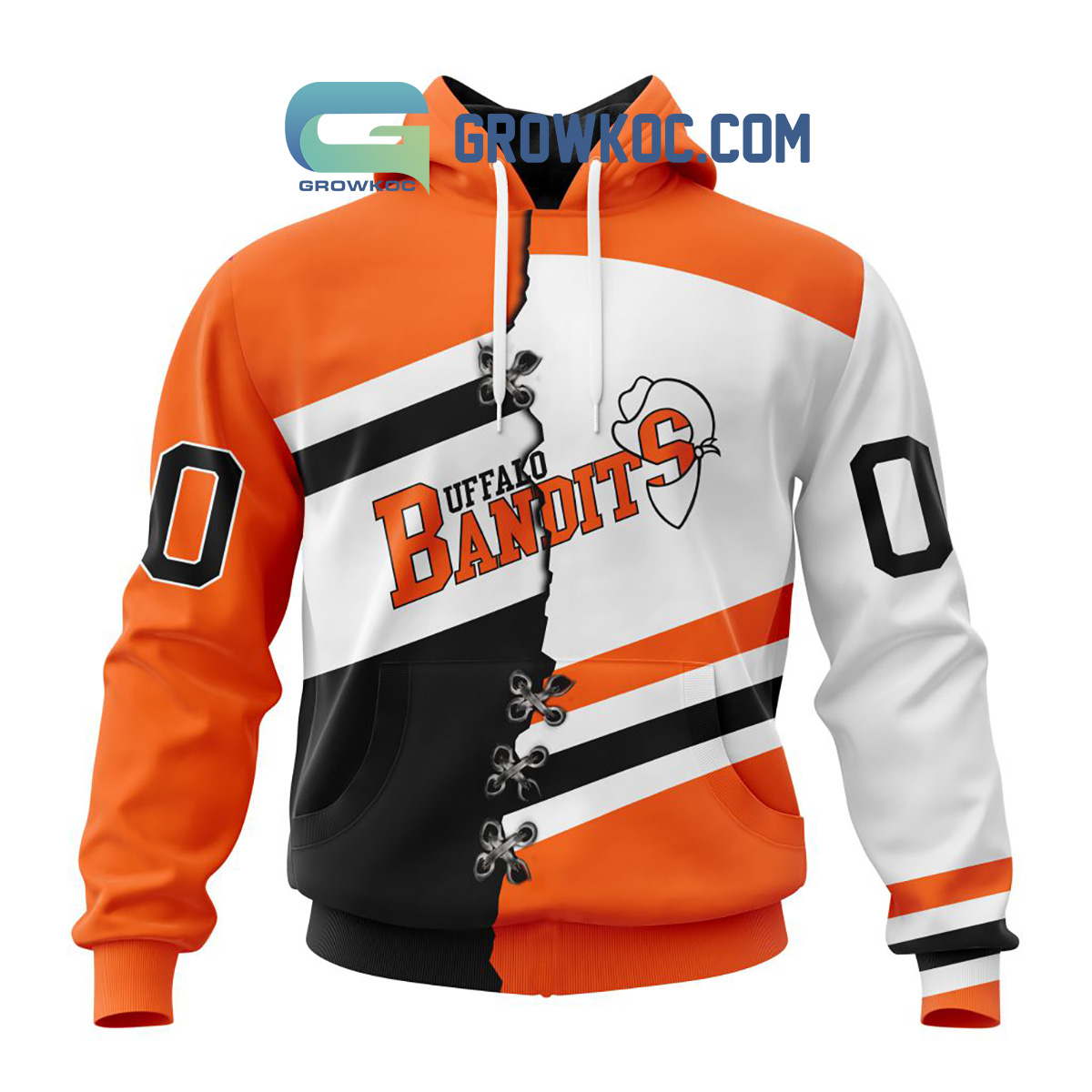 New 2025 Buffalo Bandits Mix Home And Away Jersey Personalized Custom Hoodie Shirt