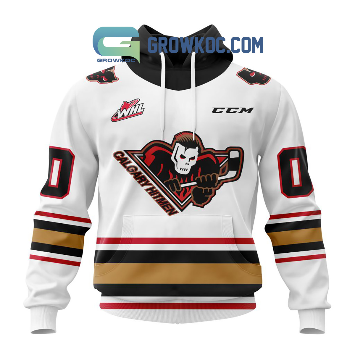 New 2025 Calgary Hitmen Away Jersey Personalized Custom Hoodie Shirt