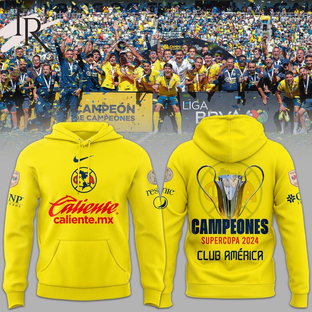 New 2025 Campeones Supercopa 2024 Club America Custom Hoodie