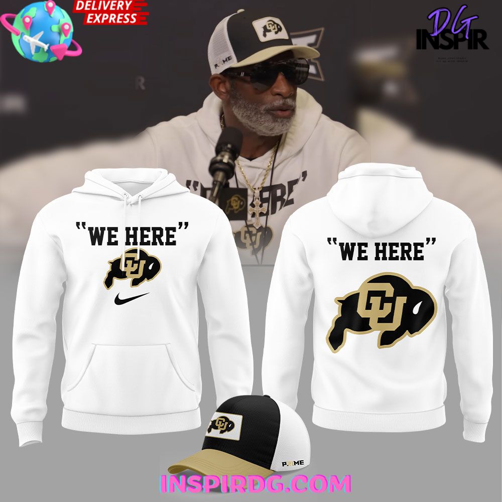 New 2025 Colorado Buffaloes "We Here" Special Custom Hoodie