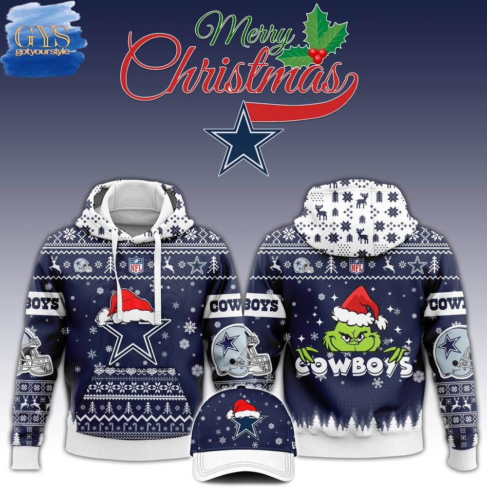 New 2025 Dallas Cowboys 2024 Christmas Custom Hoodie