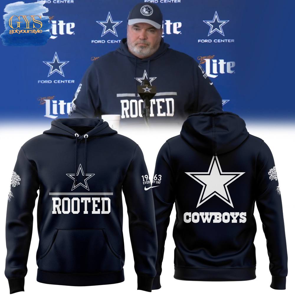 New 2025 Dallas Cowboys Coach Mike McCarthy Rooted 1963 Custom Hoodie