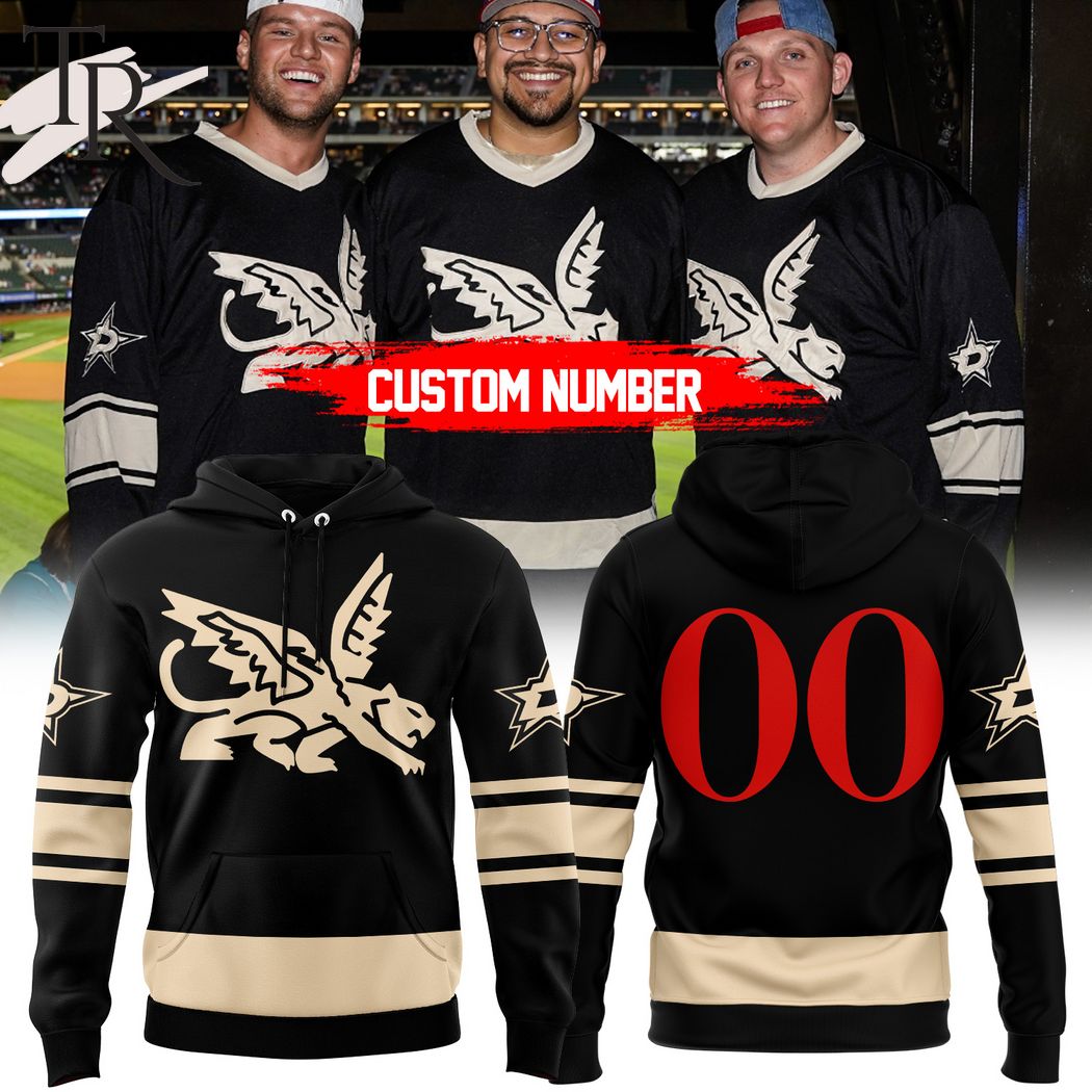 New 2025 Dallas Stars City Connect Peagle Custom Hoodie - Texas Rangers