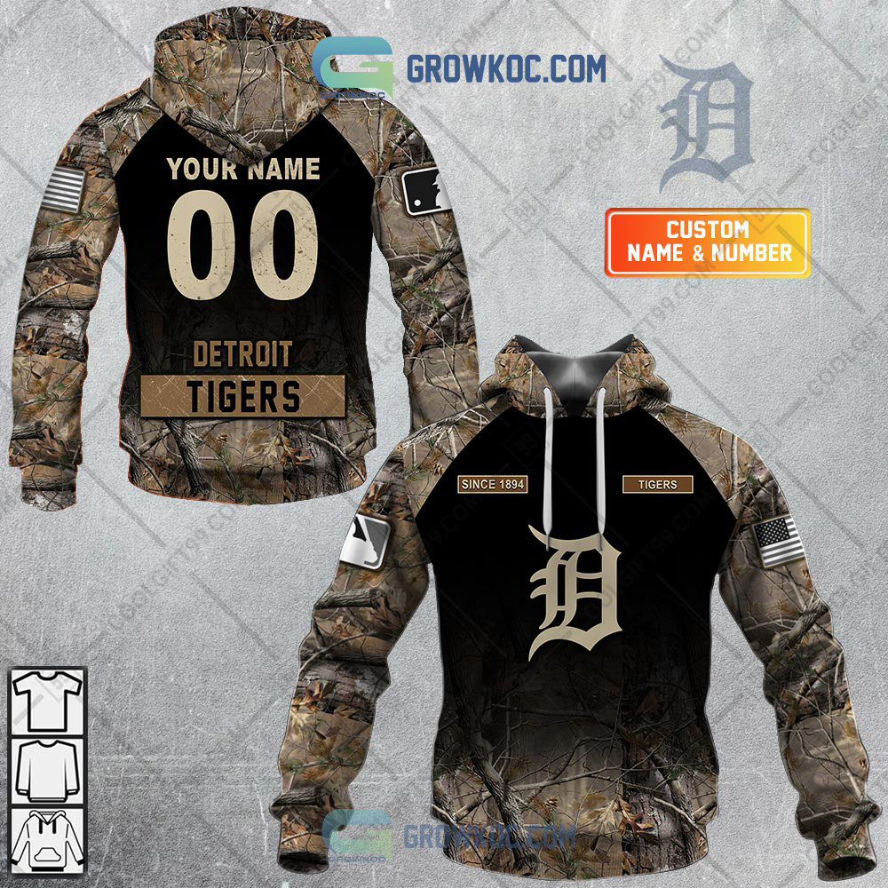 New 2025 Detroit Tigers MLB Personalized Hunting Camouflage Custom Hoodie T Shirt
