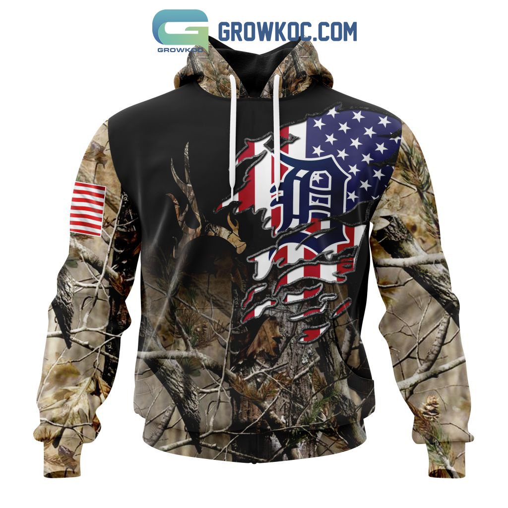 New 2025 Detroit Tigers MLB Special Camo Realtree Hunting Custom Hoodie T Shirt