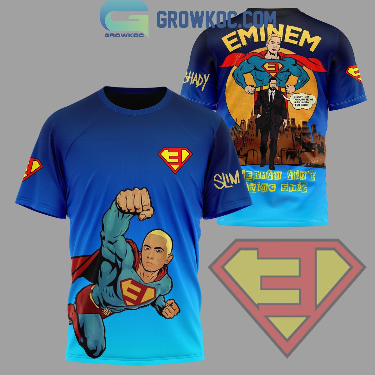 New 2025 Eminem Superman Aint Saving Shit Custom Hoodie T-Shirt