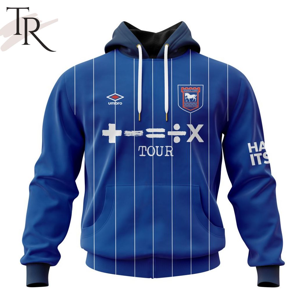 New 2025 EPL Ipswich Town F.C Personalized Home Kits 2024-2025 Custom Hoodie