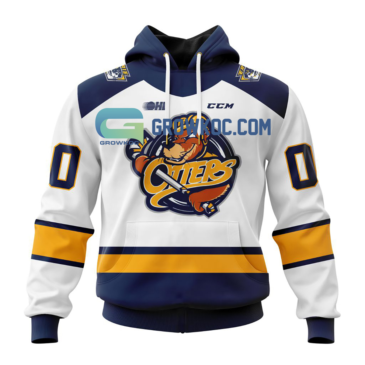 New 2025 Erie Otters Away Jersey Personalized Custom Hoodie Shirt