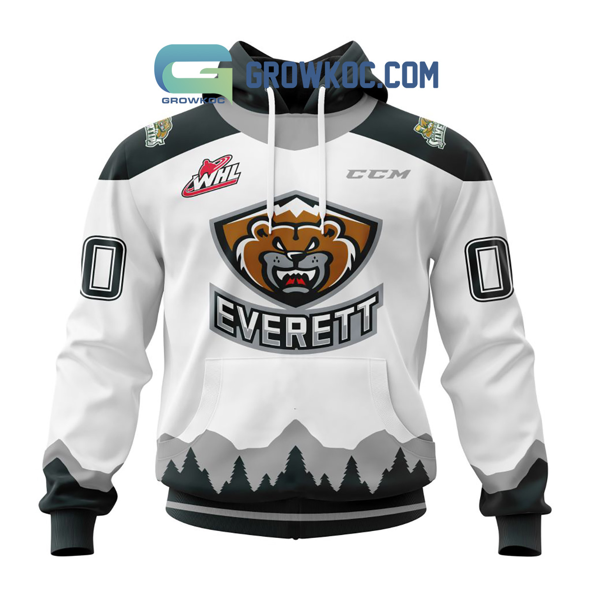 New 2025 Everett Silvertips Away Jersey Personalized Custom Hoodie Shirt