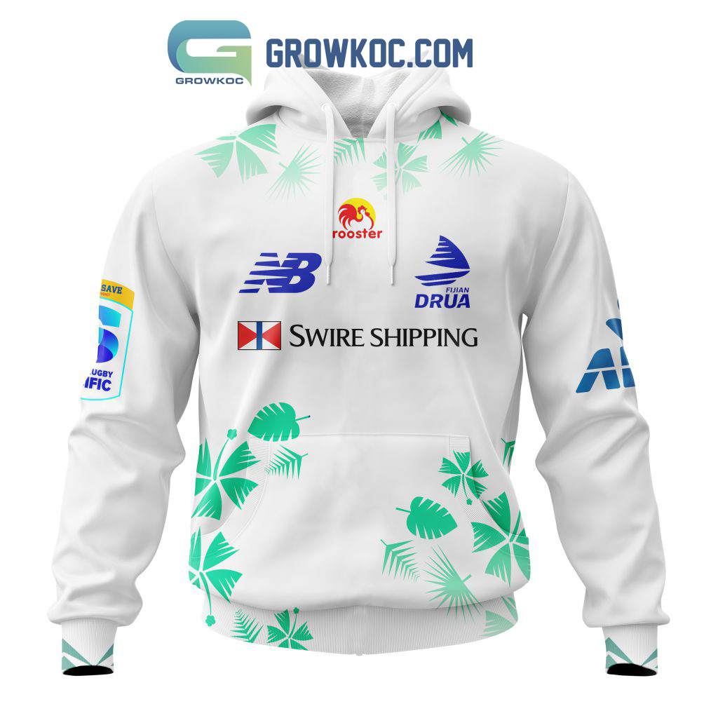 New 2025 Fijian Drua Personalized 2024 Clash Super Rugby Fan Custom Hoodie Shirts