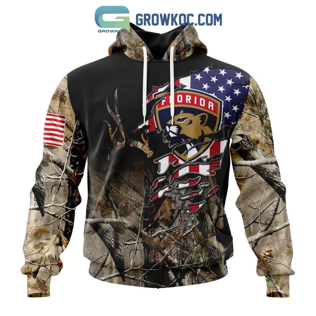 New 2025 Florida Panthers NHL Special Camo Realtree Hunting Personalized Custom Hoodie T Shirt