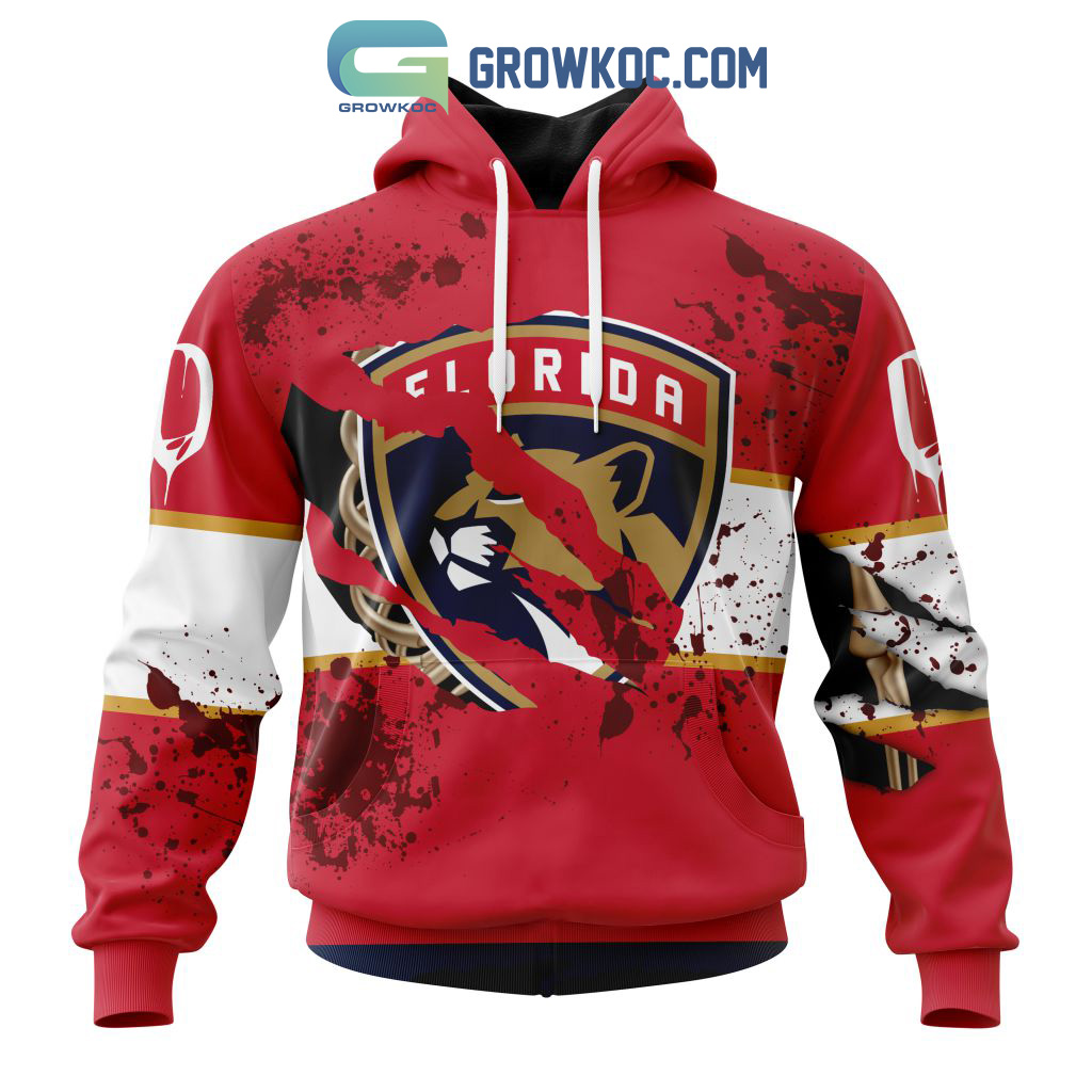 New 2025 Florida Panthers NHL Special Design Jersey With Your Ribs For Halloween Custom Hoodie T Shirt
