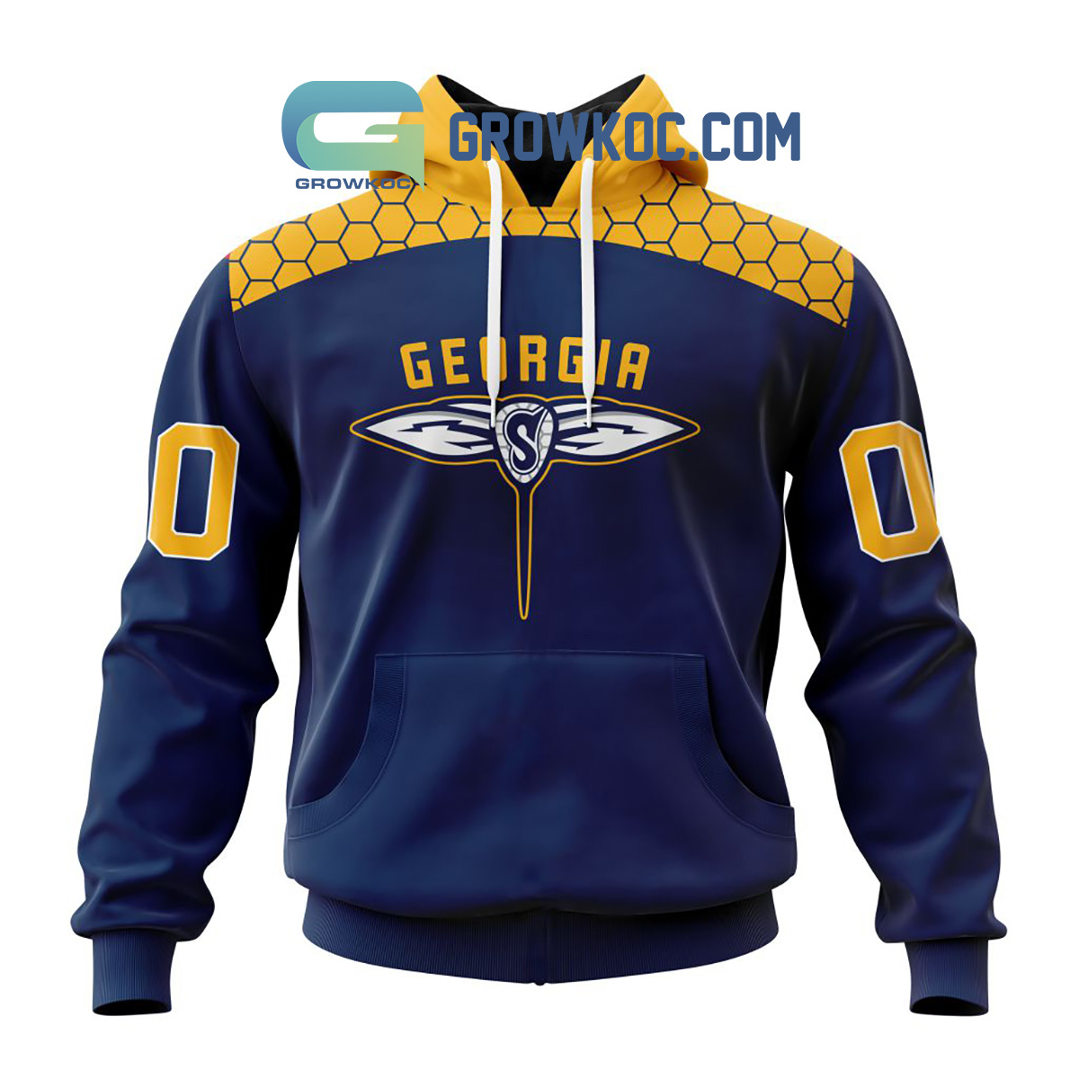 New 2025 Georgia Swarm Away Jersey Personalized Custom Hoodie Shirt