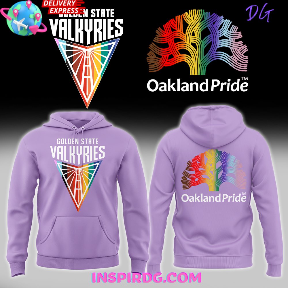 New 2025 Golden State Valkyries Oakland Pride 2024 Purple Custom Hoodie