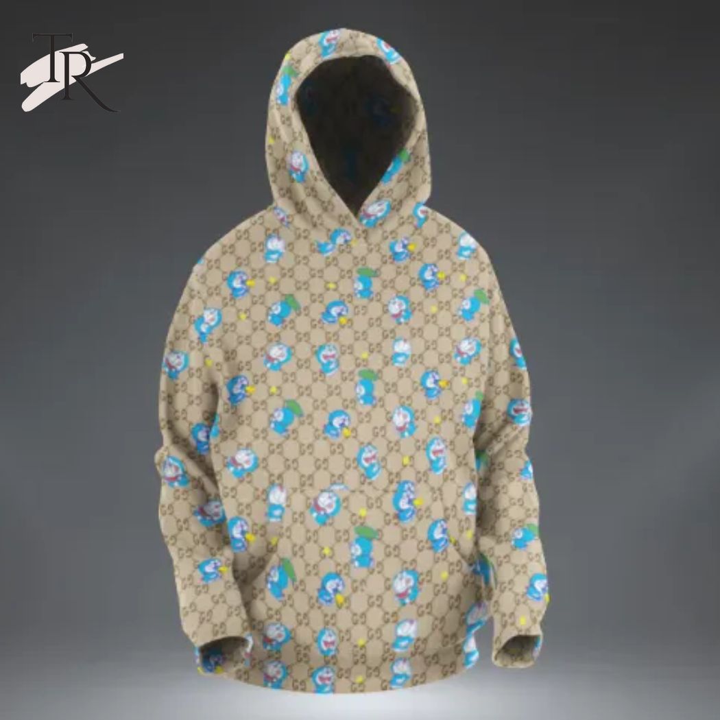 New 2025 Gucci Doraemon Custom Hoodie Luxury Brand Clothing Clothes Outfit For Men Women Luxury Custom Hoodie Outfit For Fall Outfit