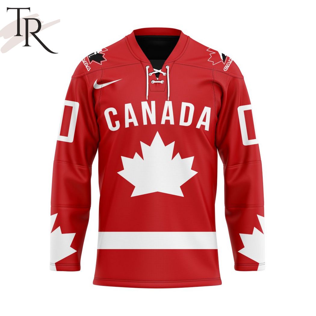 New 2025 Hockey Canada Personalized Heritage Red Custom Hockey Jersey Fan Gift - All Over Printed