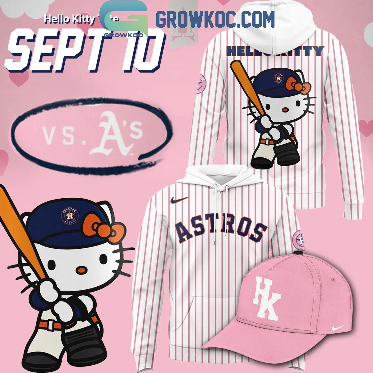 New 2025 Houston Astros Hello Kitty Night September 10th Custom Hoodie T-Shirt