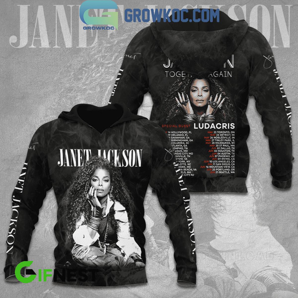 New 2025 Janet Jackson With Ludacris Together Again Tour 2024 Custom Hoodie T-Shirt