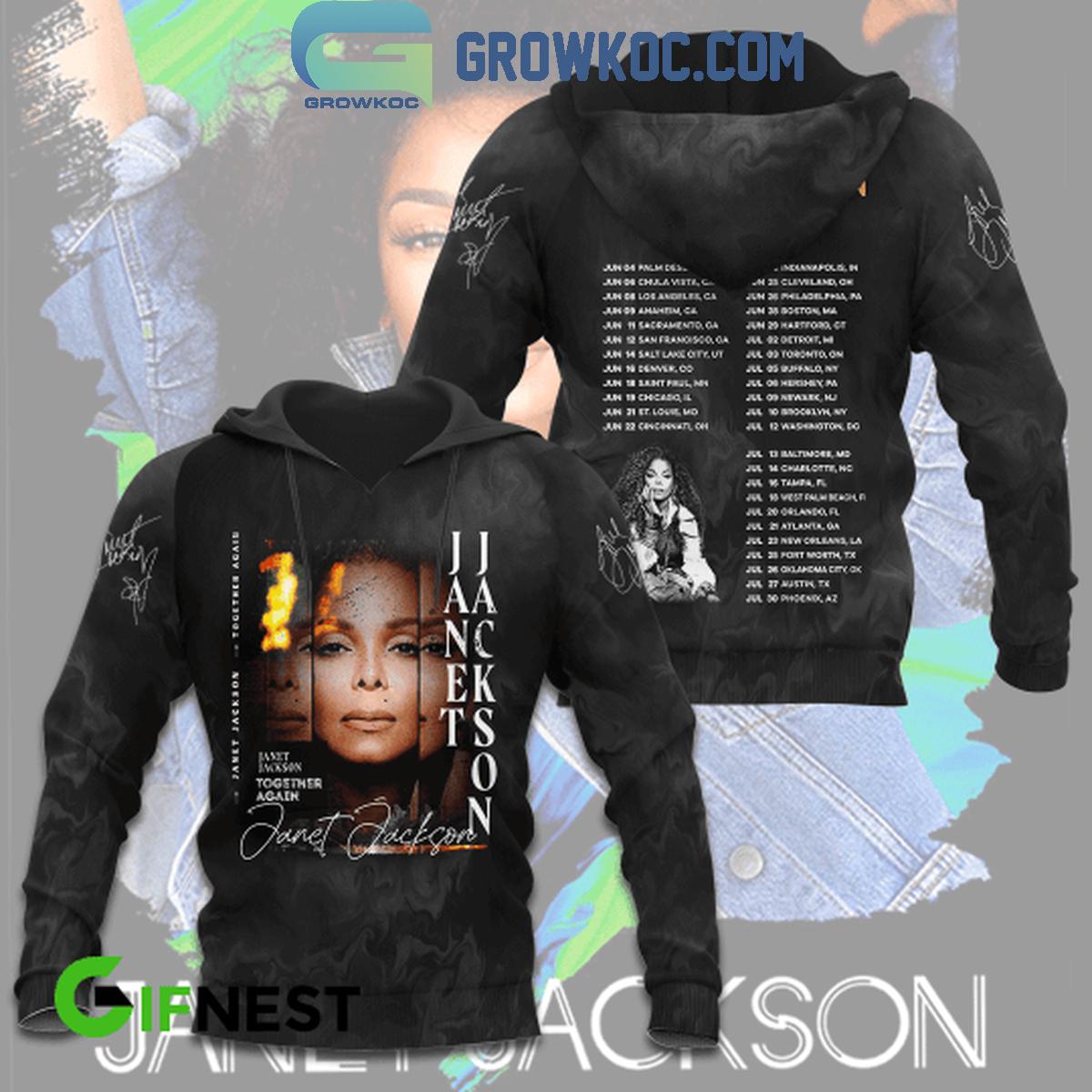 New 2025 Janet Jackson With Nelly Together Again Tour 2024 Custom Hoodie T-Shirt