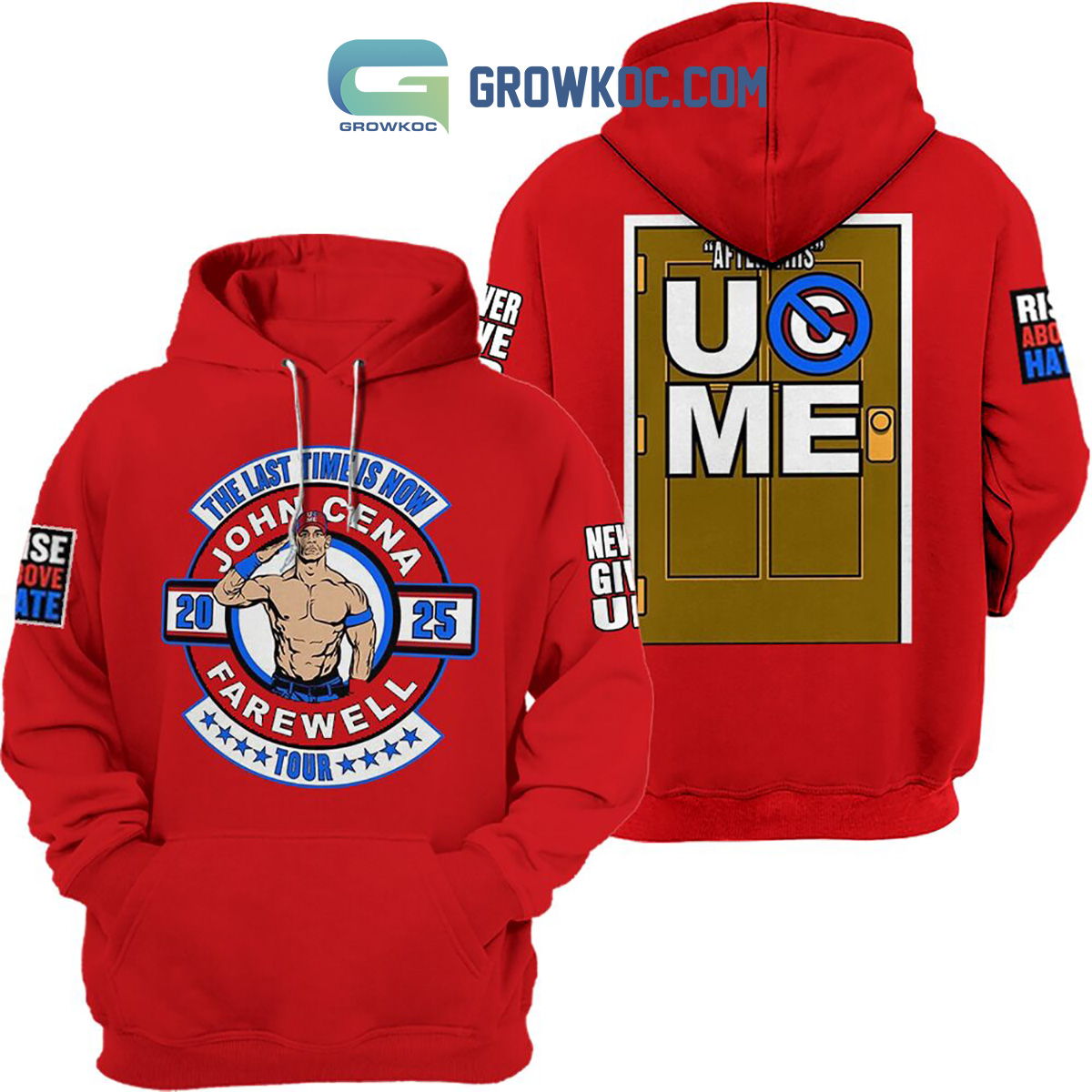 New 2025 John Cena The Last Time Is Now Farewell 2025 Tour Custom Hoodie T Shirt