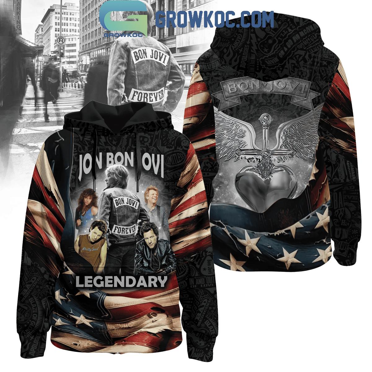 New 2025 Jon Bon Jovi Legendary Fan Forever Custom Hoodie Shirts