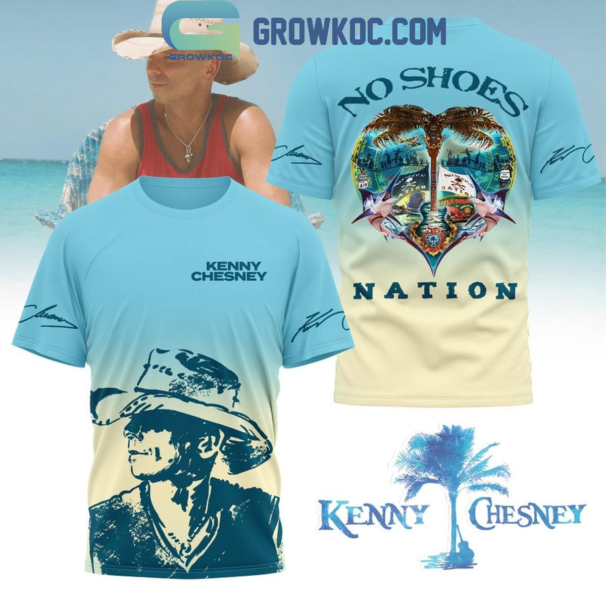 New 2025 Kenny Chesney In No Shoes Nation Custom Hoodie T-Shirt