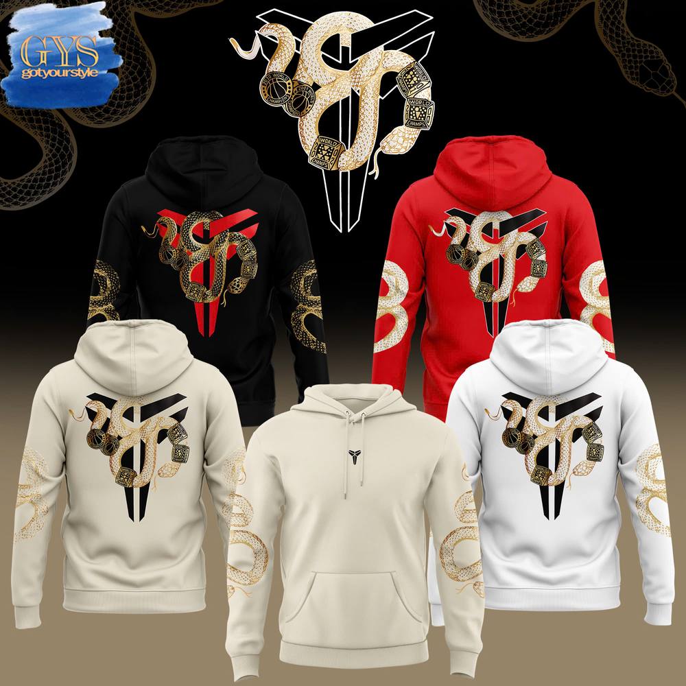 New 2025 Kobe Bryant Year Of The Snake 2025 Custom Hoodie