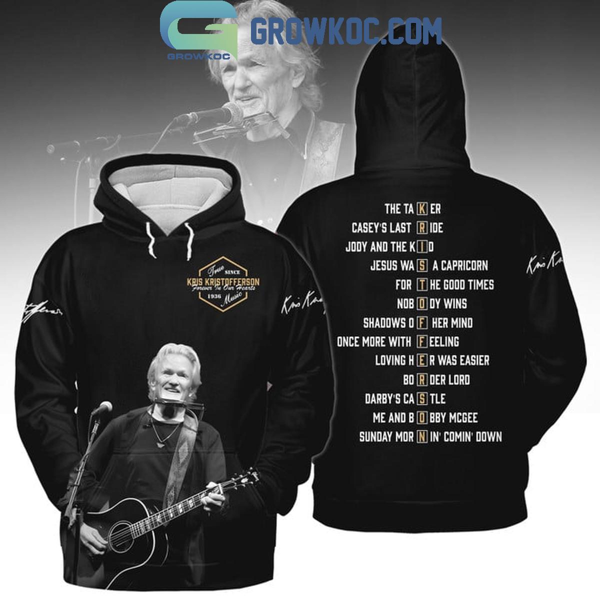 New 2025 Kris Kristofferson Since 1936 True Music Forever In Our Hearts Custom Hoodie T-Shirt