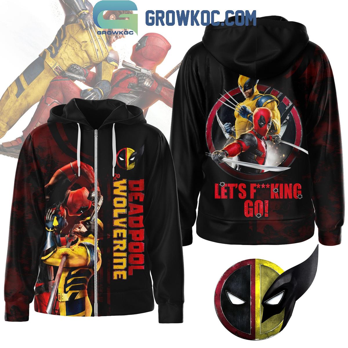 New 2025 Lets Go Deadpool And Wolverine Custom Hoodie T-Shirt