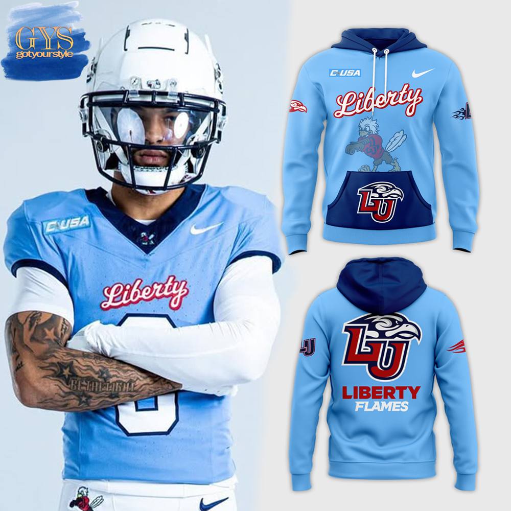 New 2025 Liberty Flames Uniform Of The Season Special Custom Hoodie