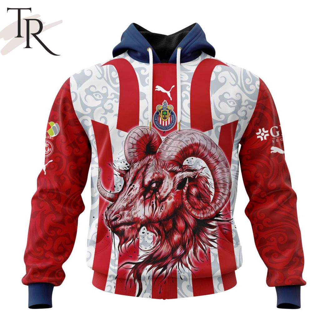 New 2025 LIGA MX Chivas Guadalajara Special Design With Team Signature Custom Hoodie