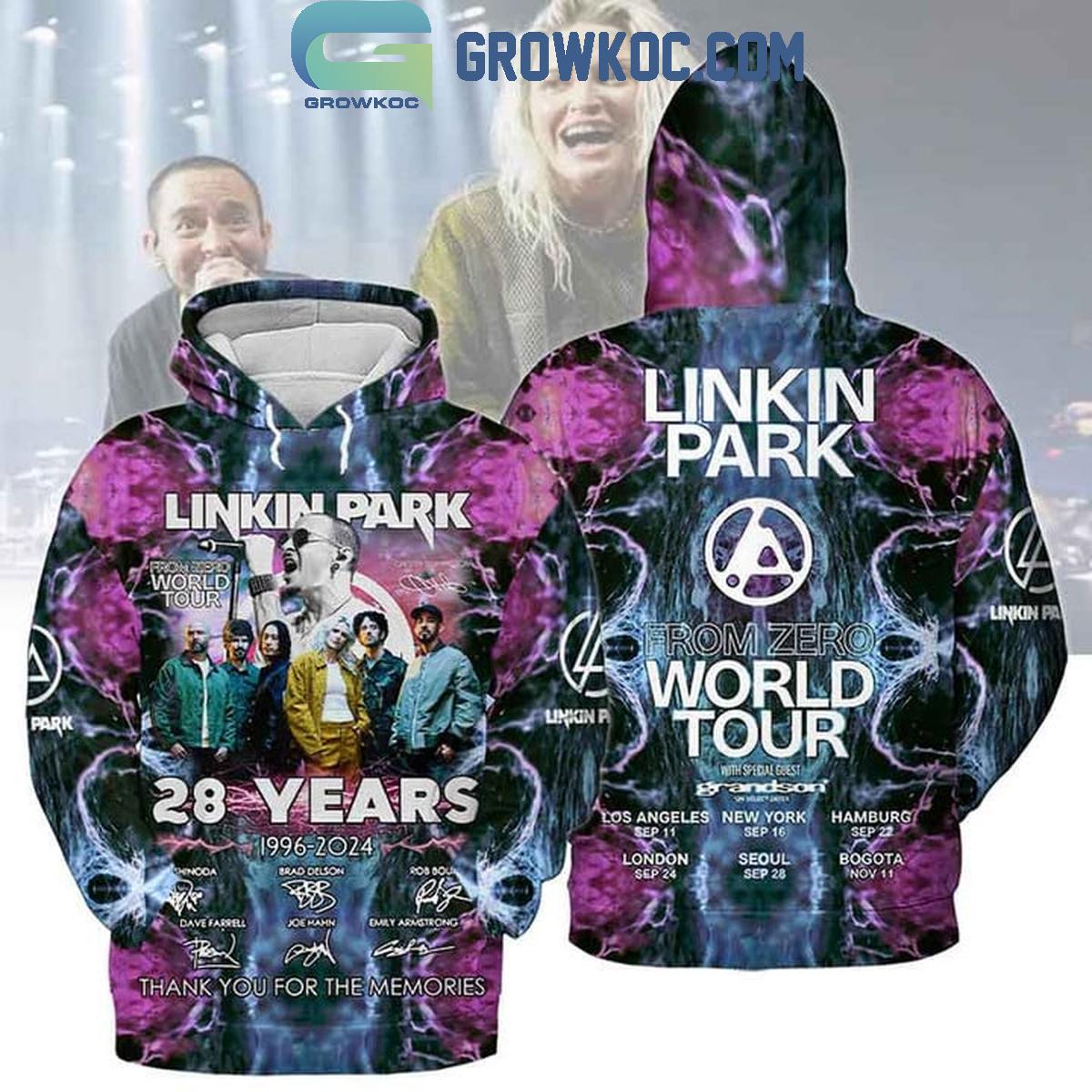 New 2025 Linkin Park 1996-2024 From Zero World Tour Custom Hoodie T-Shirt