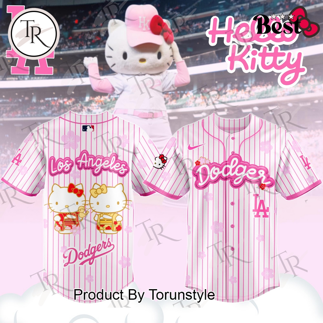 New 2025 Los Angeles Dodgers Hello Kitty Night Happy G_ls Day Special Baseball Custom Jersey Fan Gift