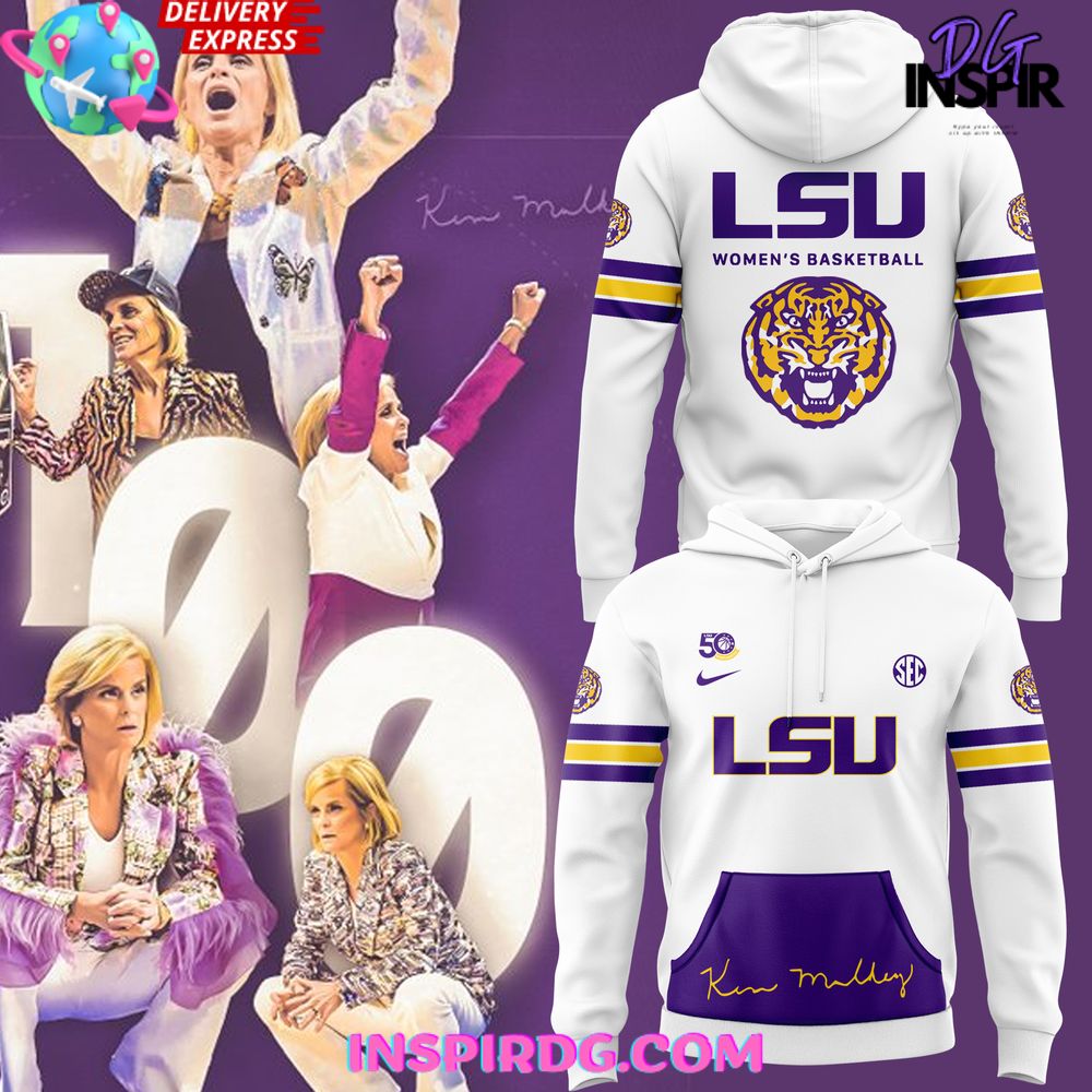 New 2025 LSU Tiger Coach Kim Mulkey Special Custom Hoodie