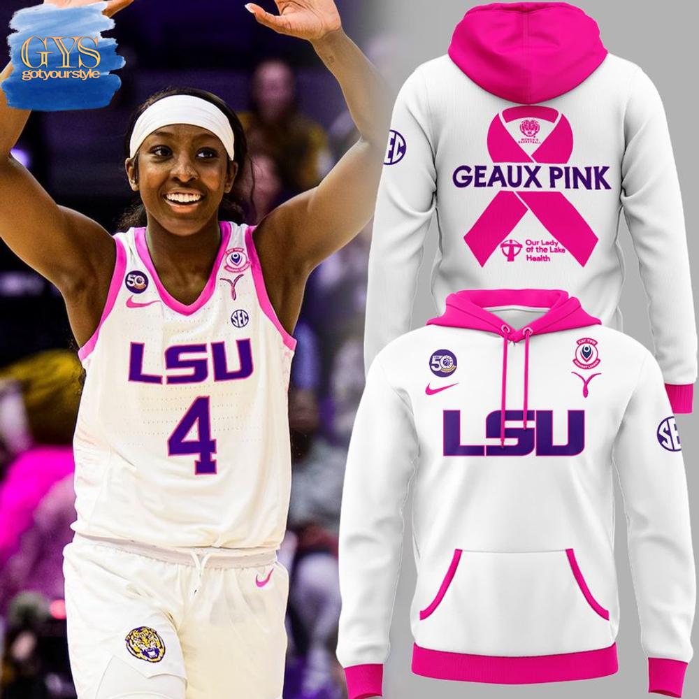 New 2025 LSU Tigers Womens Basketball Play4Kay Game Custom Hoodie