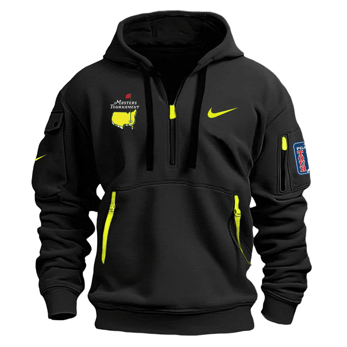 New 2025 Masters Tournament Hoodie Half Zipper Golf Merch Fathers Day Gifts For Grandpa