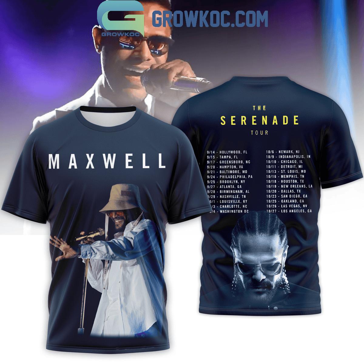 New 2025 Maxwell The Serenade Tour 2024 Custom Hoodie T-Shirt