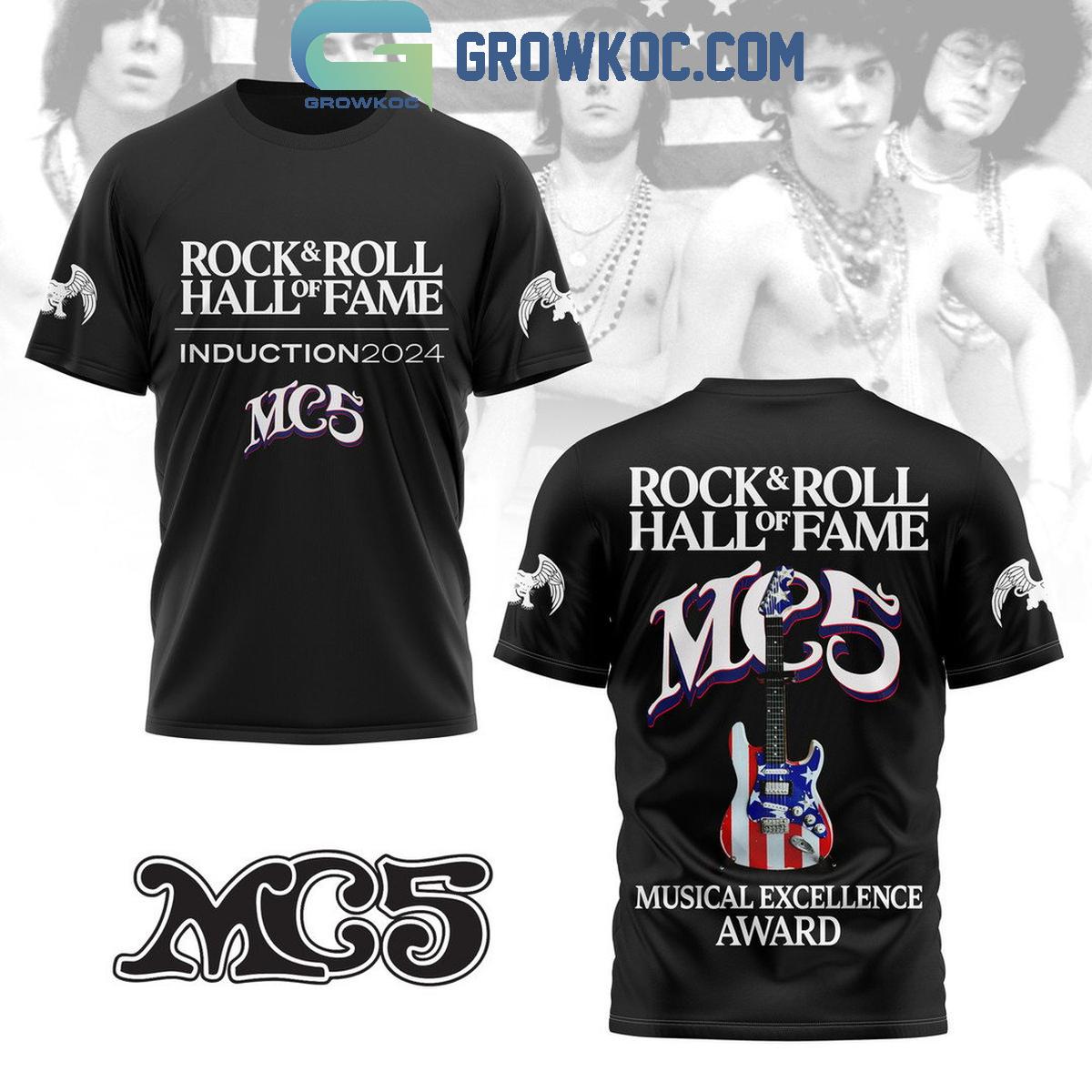 New 2025 MC5 Hall Of Fame Introduction 2024 Rock And Roll Custom Hoodie T-Shirt