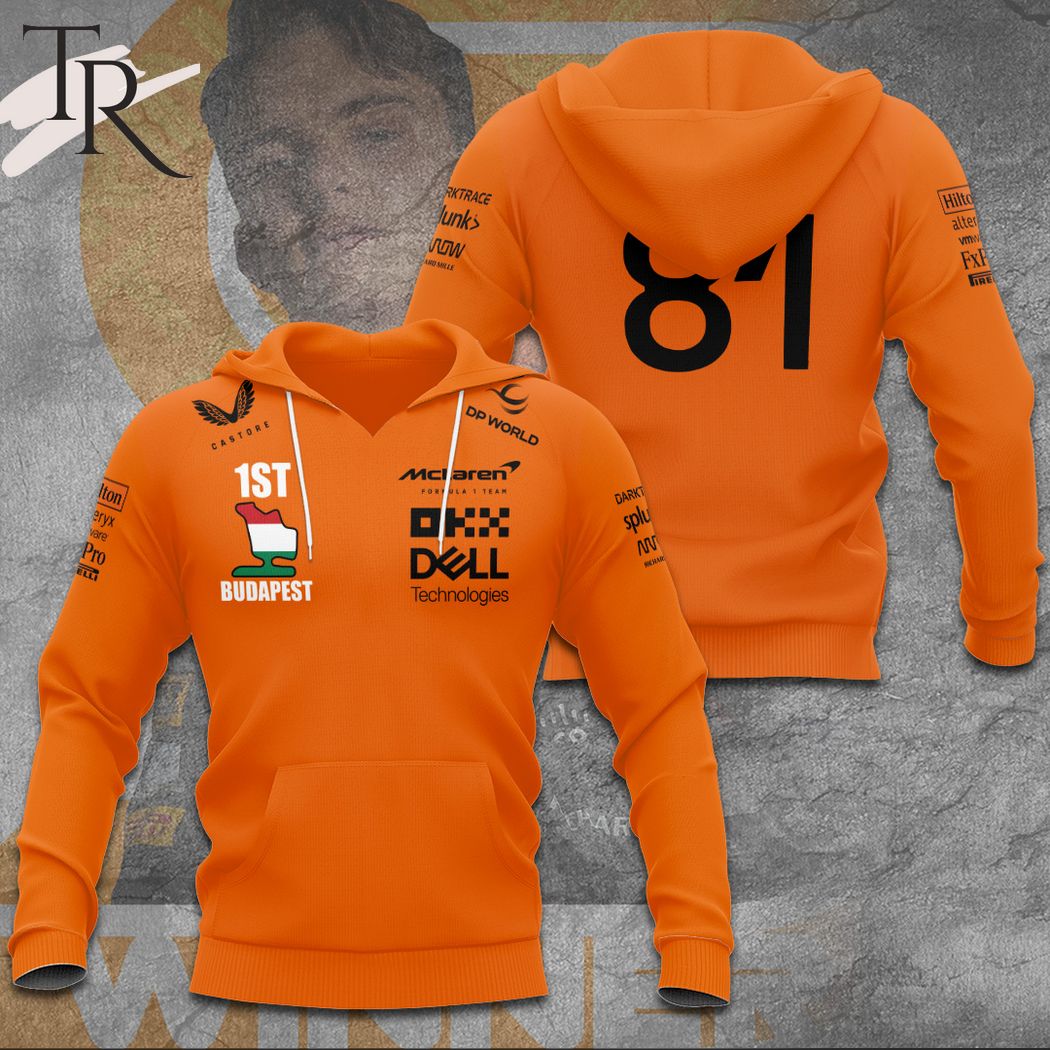 New 2025 McLaren x Oscar Piastri Custom Hoodie