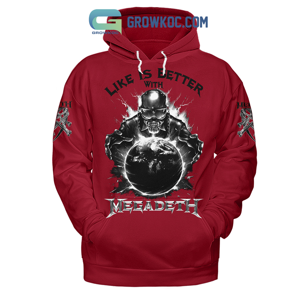 New 2025 Megadeth Life Is Better With Megadeth Red Design Custom Hoodie Shirts