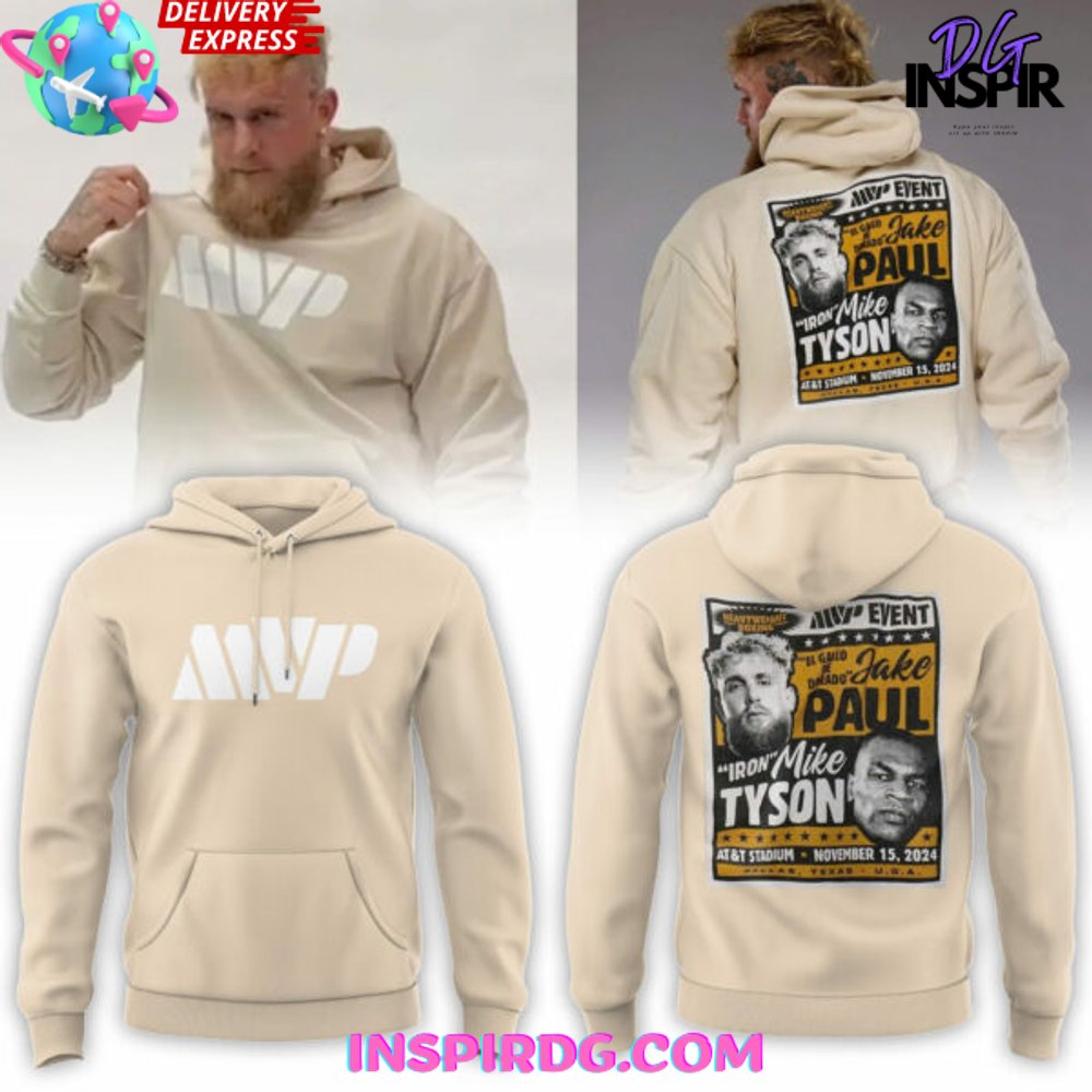 New 2025 Mike Tyson vs Jake Paul MVP Special Custom Hoodie
