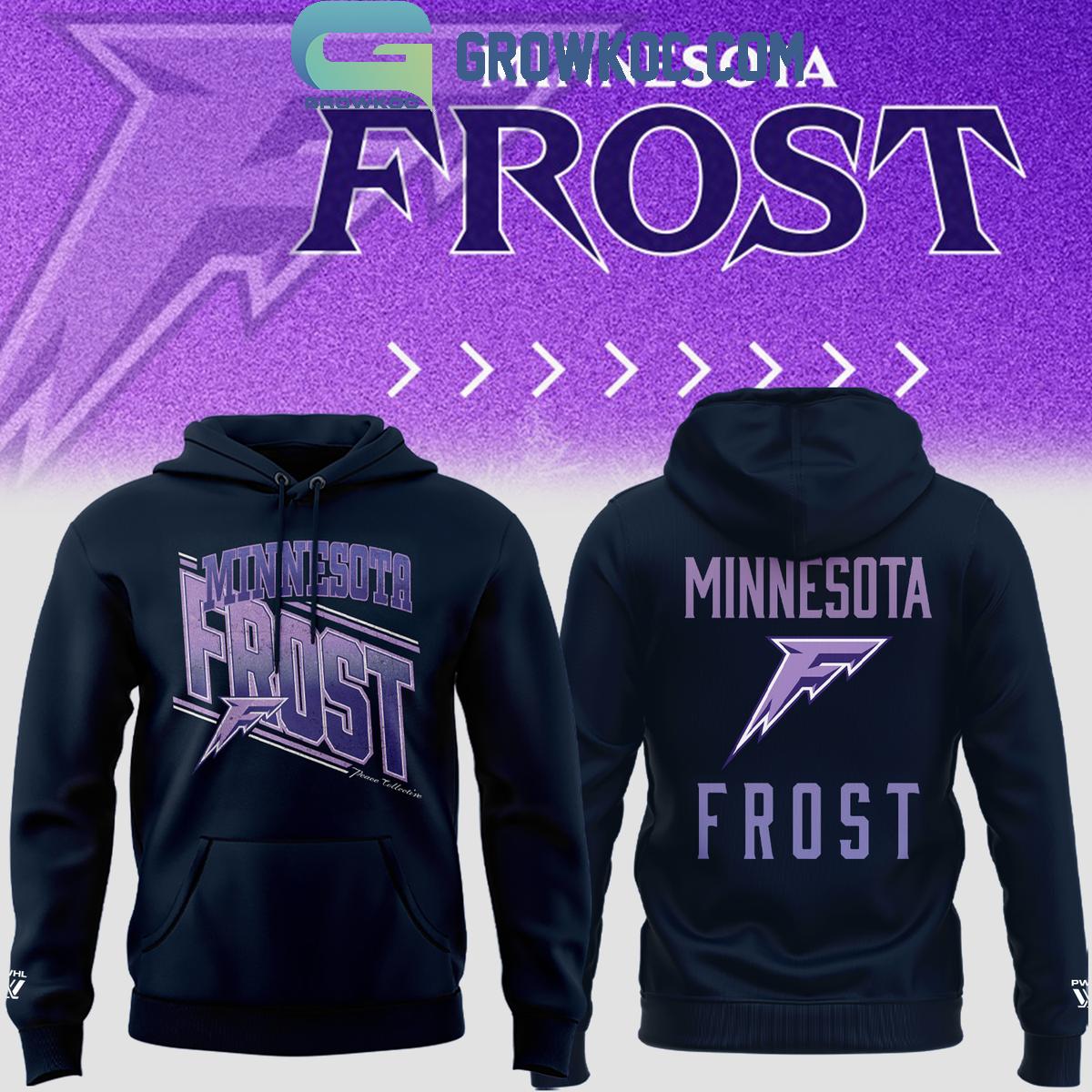New 2025 Minnesota Frost Purple Design The Best Team Custom Hoodie T-Shirt