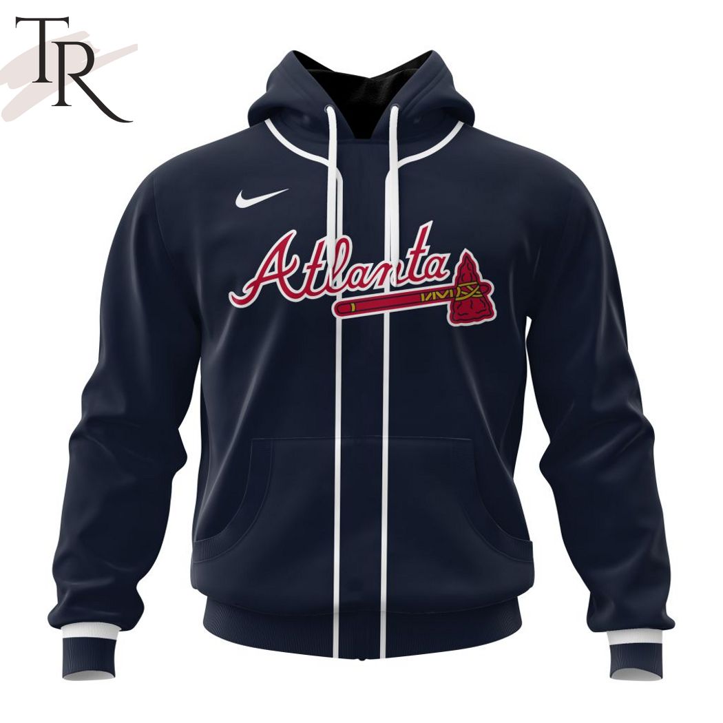 New 2025 MLB Atlanta Braves Personalized Alternate Kits Custom Hoodie