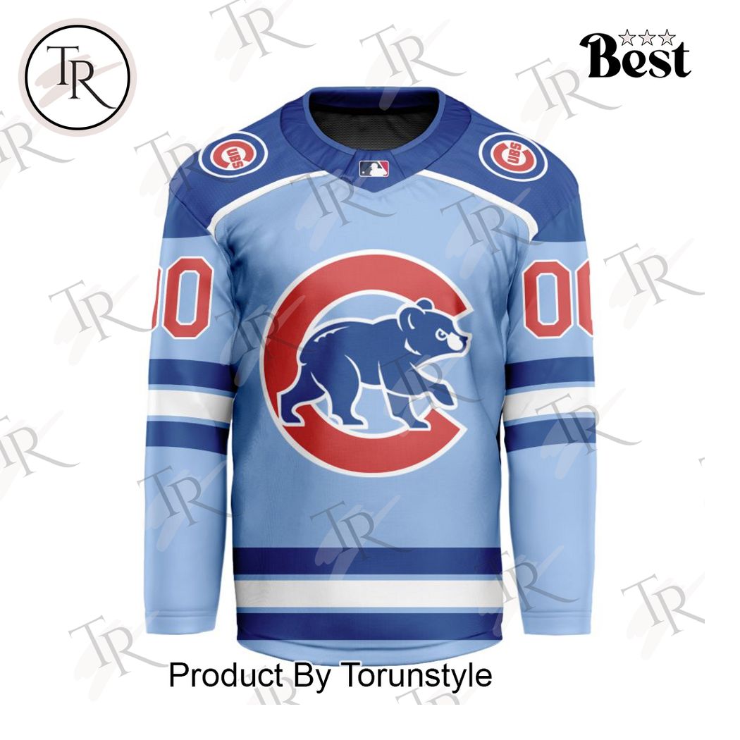 New 2025 MLB Chicago Cubs Special Custom Hockey Jersey Fan Gift Design Concept - All Over Printed