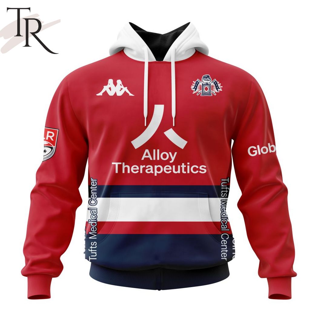 New 2025 MLR New England Free Jacks Personalized 2024 Away Kits Custom Hoodie