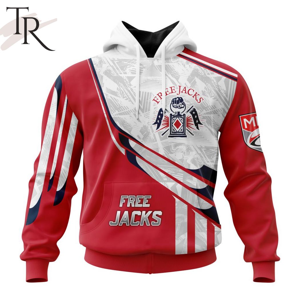 New 2025 MLR New England Free Jacks Special Design Concept Kits Custom Hoodie