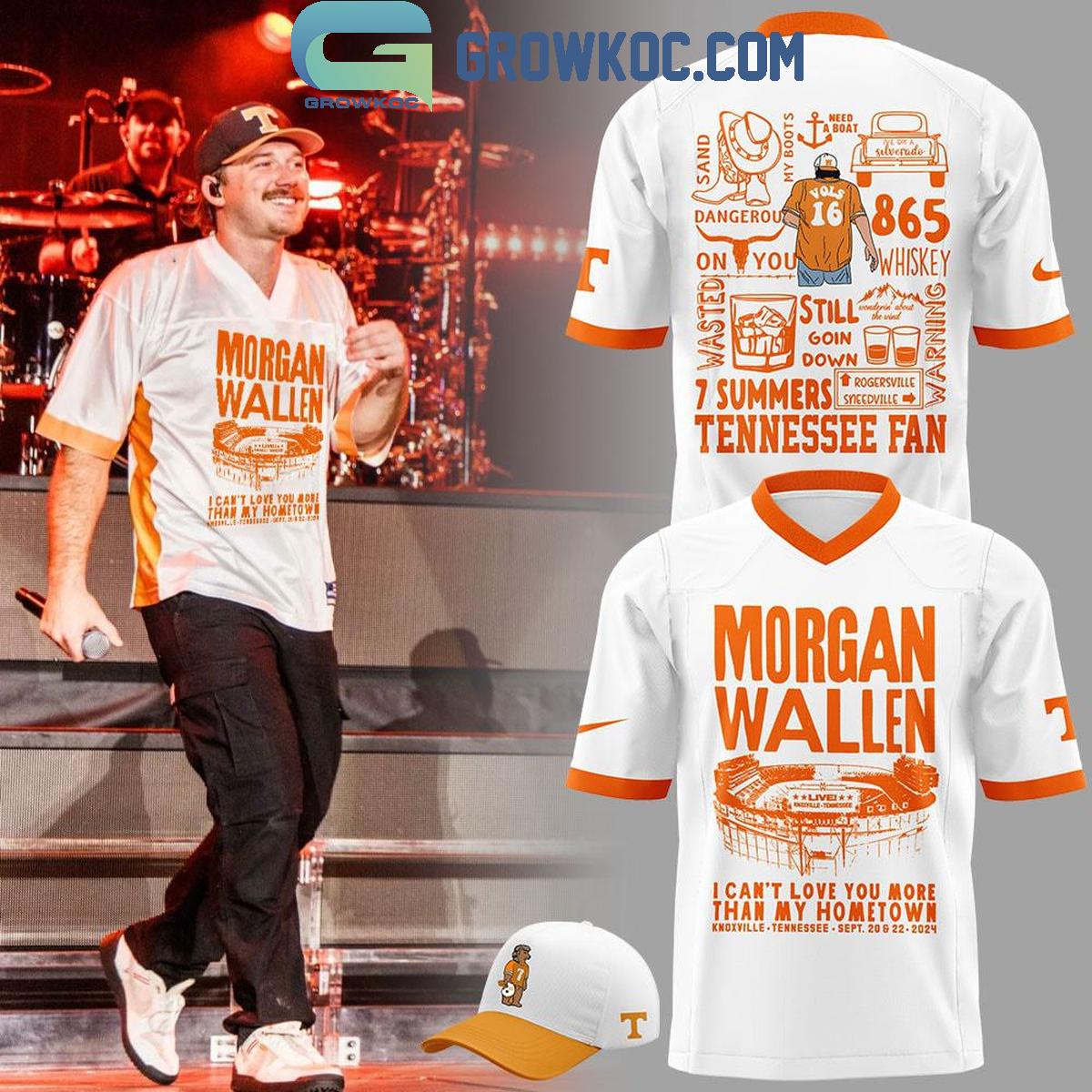 New 2025 Morgan Wallen I Cant Love You More Than My Hometown Tennessee Custom Hoodie T-Shirt