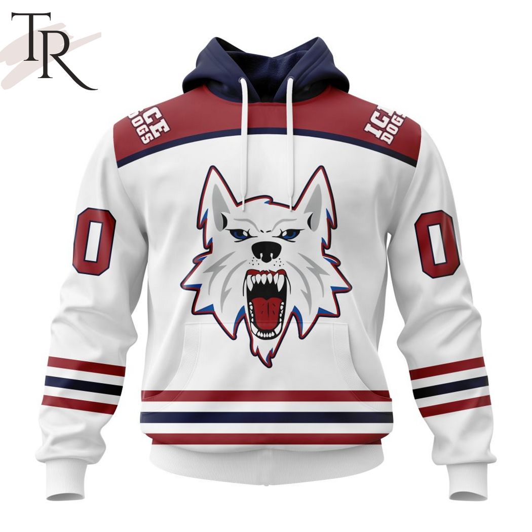 New 2025 NAHL Fairbanks Ice Dogs Personalized Kits Custom Hoodie