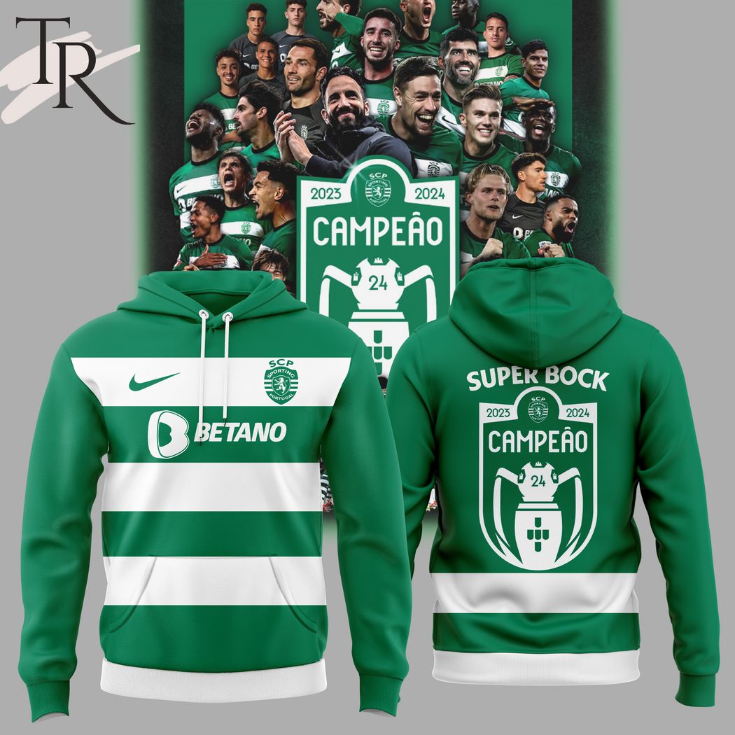 New 2025 National Champions 2023-2024 Sporting CP Custom Hoodie